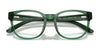 Polo PP8549U Eyeglasses / Shiny Transparent Dark Blue №5717 / Size 43