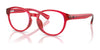 Polo PP8550U Eyeglasses / Shiny Transparent Red №5102 / Size 45