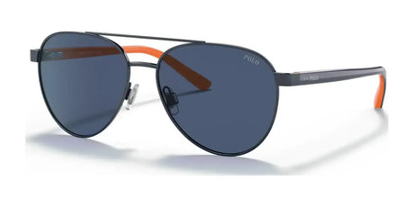 Polo PP9001 Sunglasses Shiny Navy Blue / Dark Blue