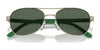 Polo PP9002 Sunglasses | Size 51 / Shiny Pale Gold / Dark Green (3N 14.0%) №942571