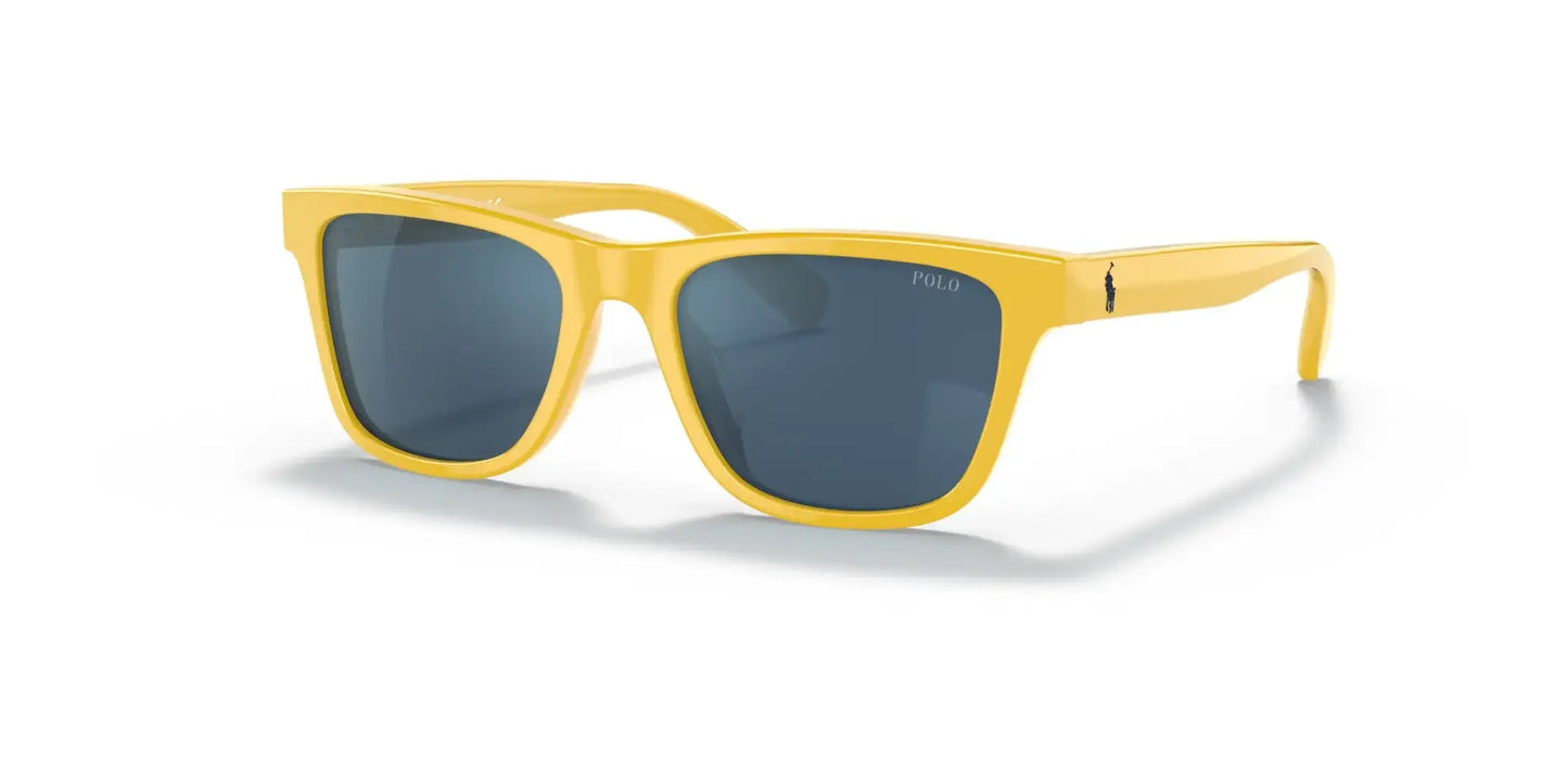 Polo PP9504U Sunglasses Shiny Yellow / Blue Mirror