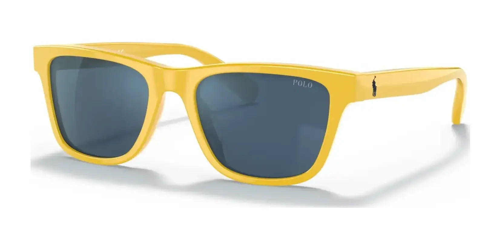 Polo PP9504U Sunglasses Shiny Yellow / Blue Mirror