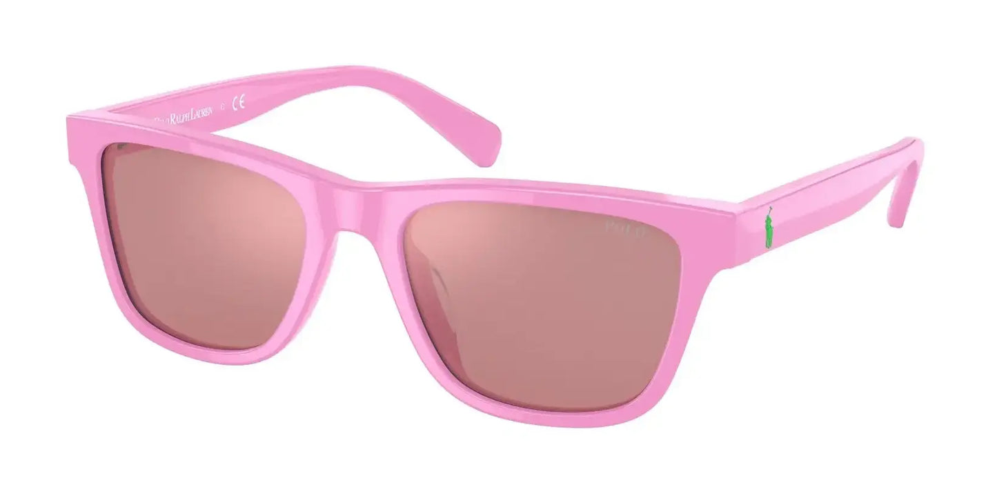 Polo PP9504U Sunglasses Shiny Maui Pink / Pink Mirror White