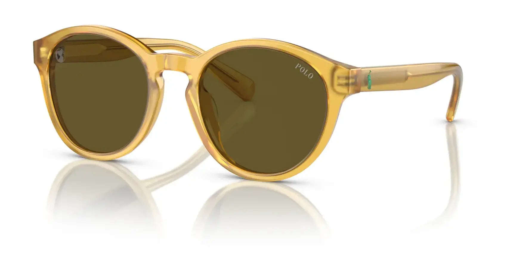 Polo PP9505U Sunglasses Shiny Opal Honey / Dark Brown Olive