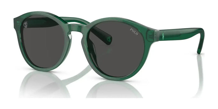 Polo PP9505U Sunglasses / Shiny Transparent Green / Dark Grey (3N 10.1%) №608487 / Size 48
