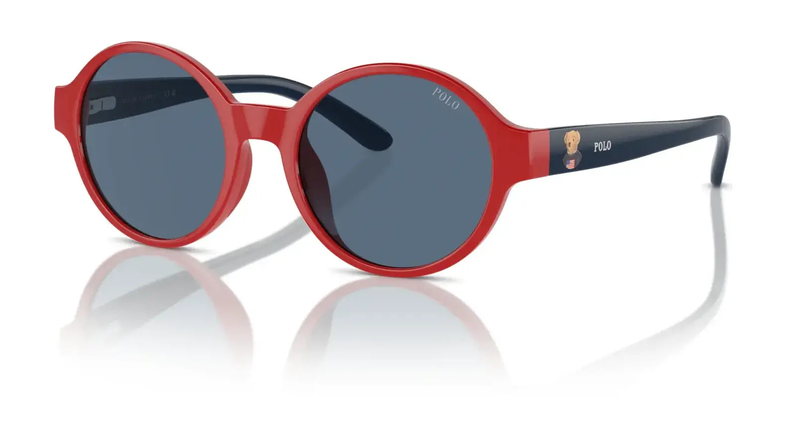 Polo PP9508U Sunglasses Shiny Red / Blue