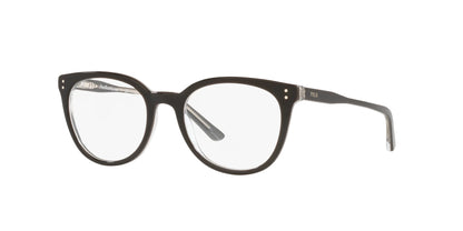 Polo PP8529 Eyeglasses Shiny Black On Crystal