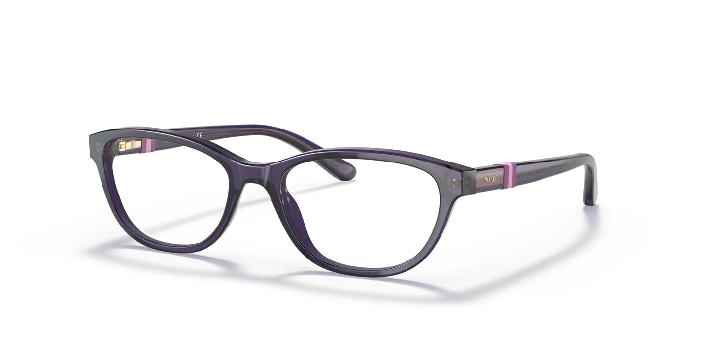 Polo PP8542 Eyeglasses Shiny Transparent Purple