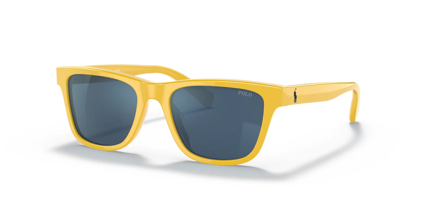 Polo PP9504U Sunglasses Shiny Yellow / Blue Mirror