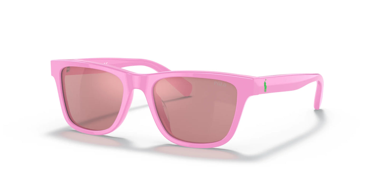 Polo PP9504U Sunglasses Shiny Maui Pink / Pink Mirror White