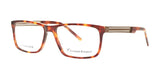 The Preferred Stock MOMENTUM Eyeglasses in size 59 feature a dynamic design with tortoise-shell rectangular frames and metal accents on the temples.