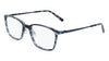 Pure P2007 Eyeglasses / Navy Horn / Size 54