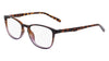 Pure P3021 Eyeglasses / Tortoise / Purple / Size 52