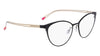 Pure P5012 Eyeglasses / Matte Black / Gold / Size 52