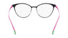 Pure P5012 Eyeglasses / Matte Black / Gold / Size 52