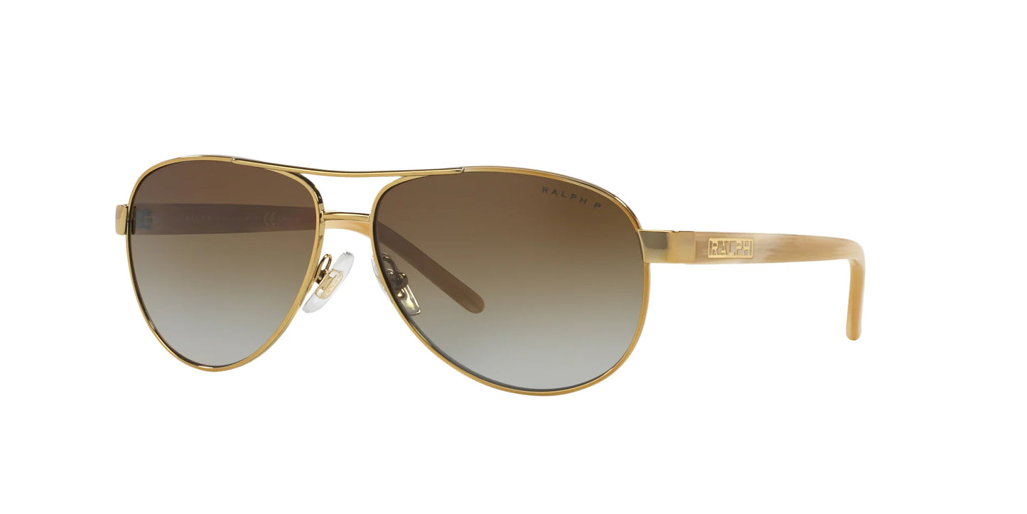 Ralph RA4004 Sunglasses Shiny Gold / Polar Gradient Brown