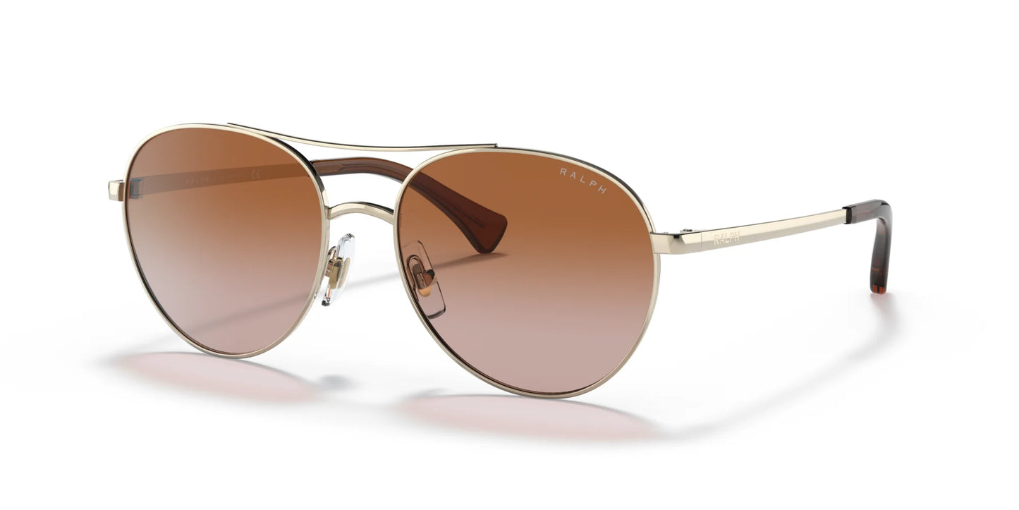 Ralph RA4135 Sunglasses Shiny Pale Gold / Gradient Brown