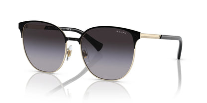 Ralph RA4140 Sunglasses Shiny Pale Gold / Gradient Brown