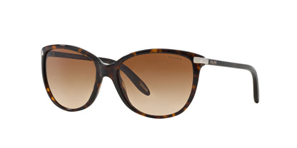 Ralph RA5160 Sunglasses Shiny Dark Tortoise / Gradient Brown