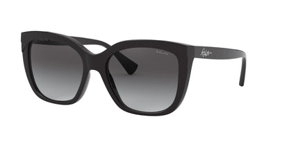 Ralph RA5265 Sunglasses Shiny Black / Light Grey Gradient Dark Grey