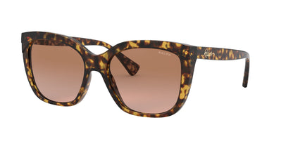 Ralph RA5265 Sunglasses Shiny Sponged Havana / Light Brown Gradient Dark Brown