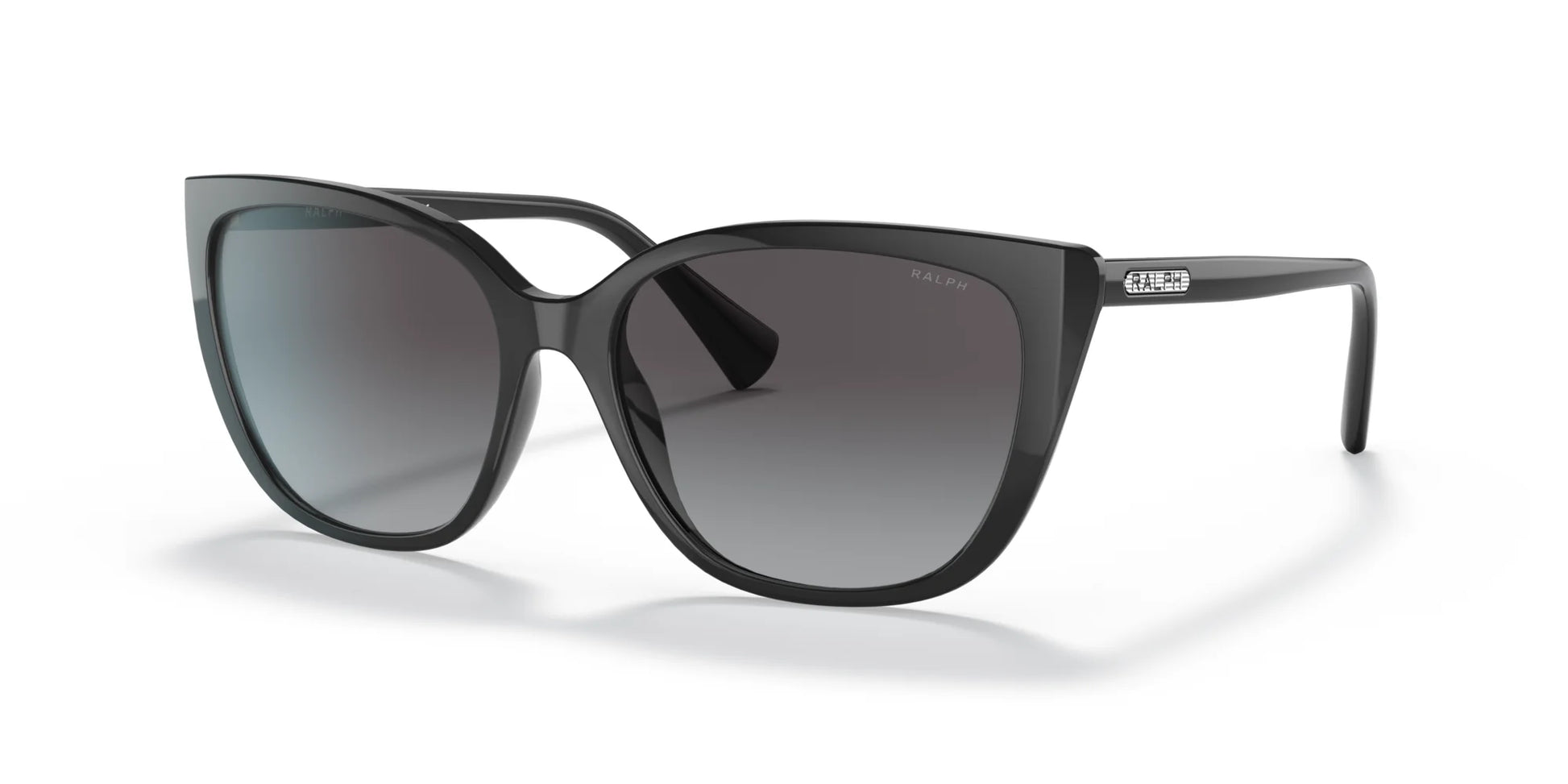 Ralph RA5274 Sunglasses Shiny Black / Gradient Grey