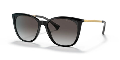Ralph RA5280 Sunglasses Shiny Black / Gradient Grey