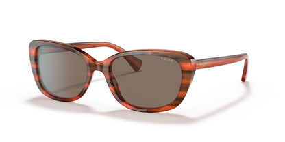 Ralph RA5283 Sunglasses Striped Brown / Brown