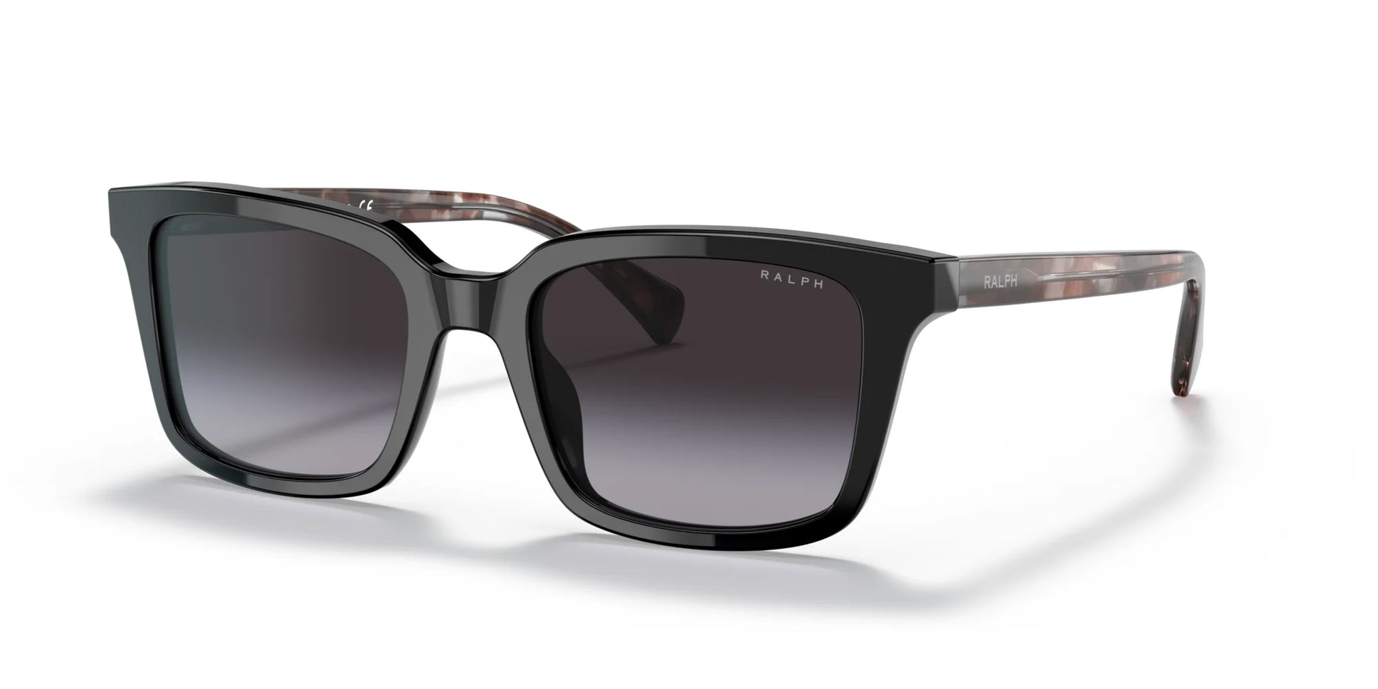 Ralph RA5287 Sunglasses Shiny Black / Gradient Grey