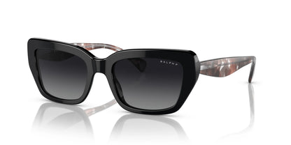 Ralph RA5292 Sunglasses Shiny Black / Gradient Grey Polarized