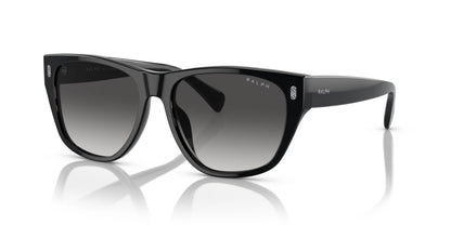 Ralph RA5303U Sunglasses Shiny Black / Gradient Grey