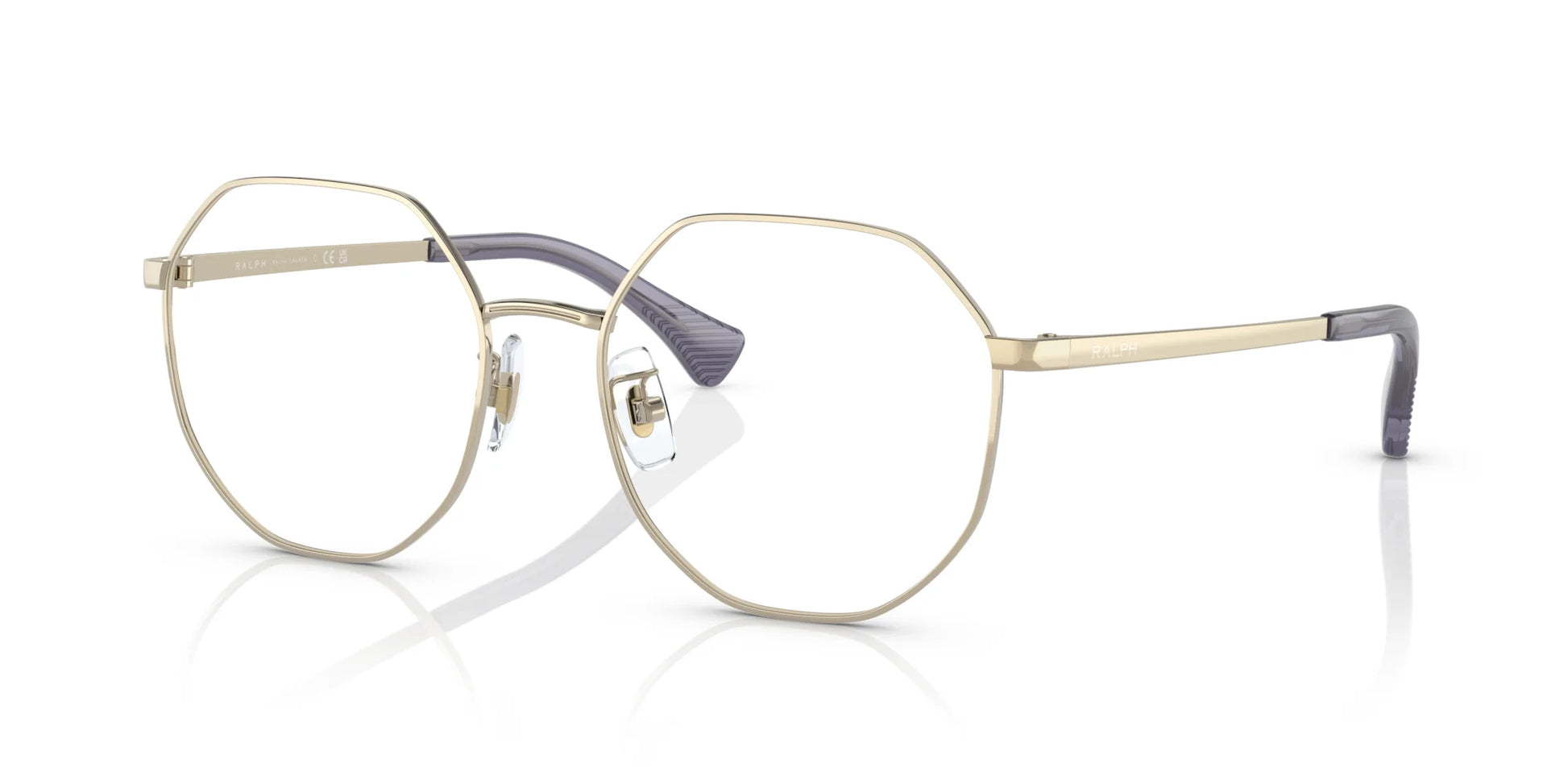 Ralph RA6052 Eyeglasses Shiny Pale Gold
