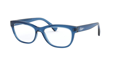 Ralph RA7113 Eyeglasses Shiny Transparent Blue