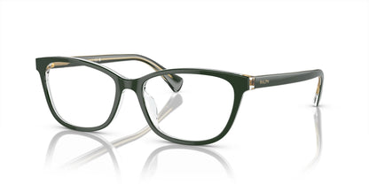 Ralph RA7133U Eyeglasses Green On Crystal
