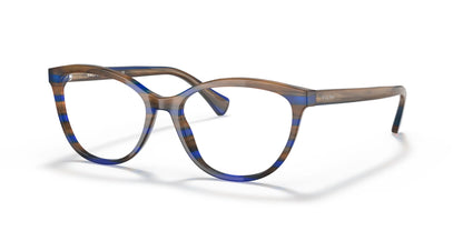 Ralph RA7134 Eyeglasses Striped Brown Blue