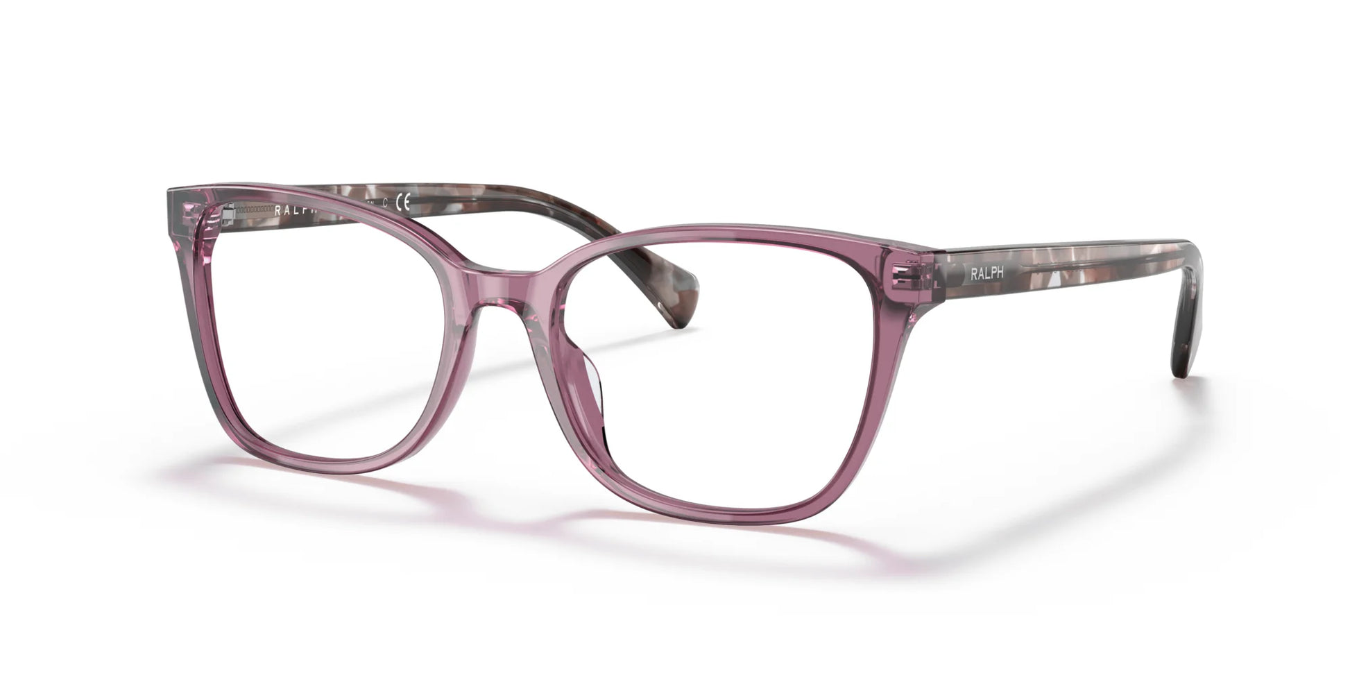 Ralph RA7137U Eyeglasses Shiny Transparent Violet