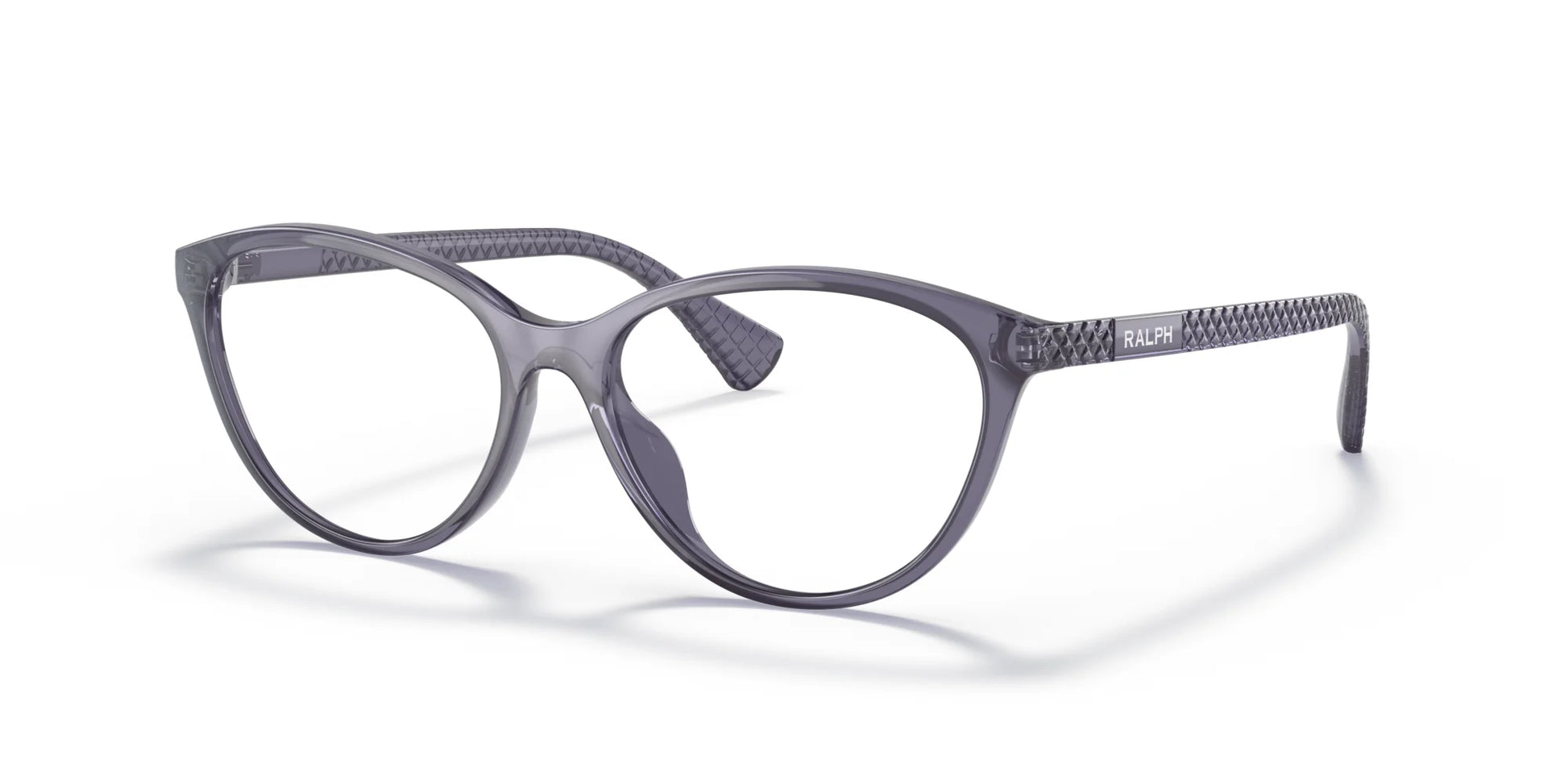 Ralph RA7140U Eyeglasses Shiny Transparent Violet