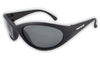 Radians COBALT Safety Glasses / Black / Amber