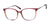 Rafaella R1033 Eyeglasses | Size 56 / Crimson Fade