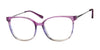 Rafaella R1033 Eyeglasses | Size 56 / Plum Fade