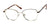 Rafaella R1045 Eyeglasses | Size 51 / Chocolate/Gold