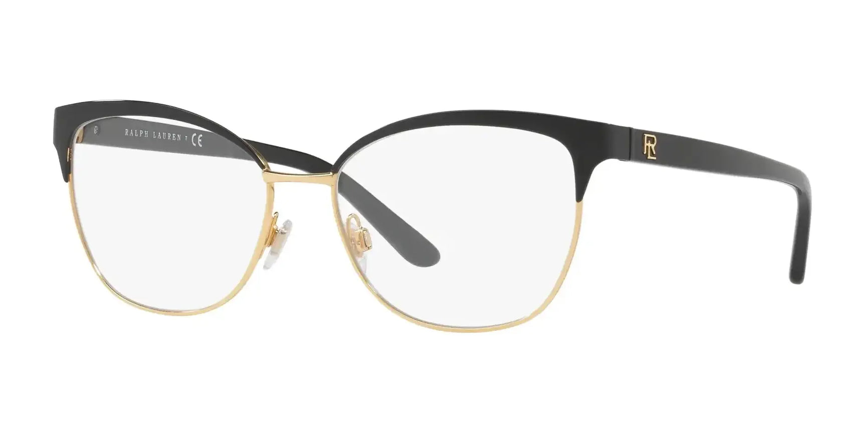 Ralph Lauren RL5099 Eyeglasses Shiny Black On Gold