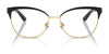 Ralph Lauren RL5099 Eyeglasses | Size 55 / Shiny Black On Gold №9003