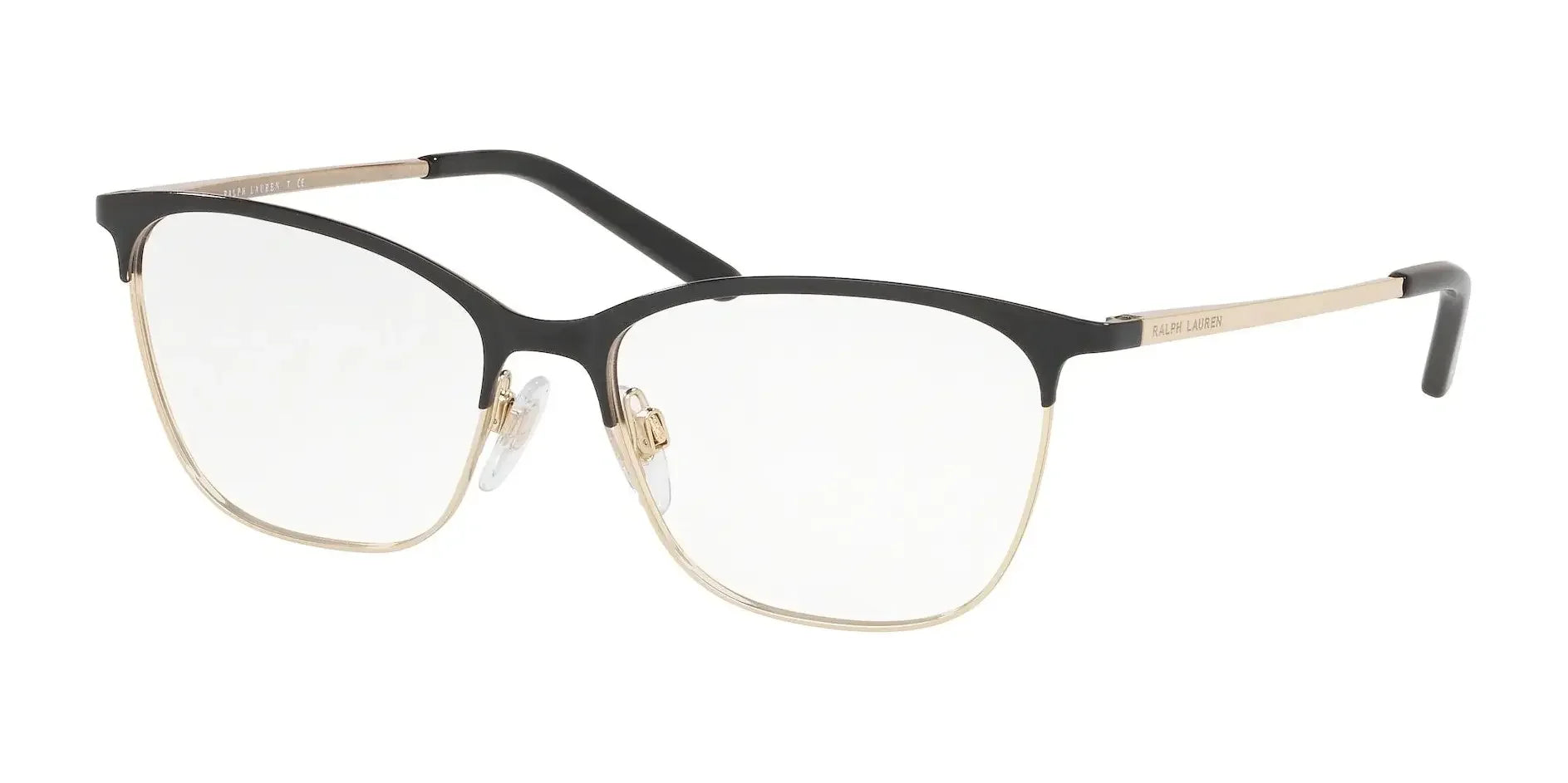 Ralph Lauren RL5104 Eyeglasses Shiny Black On Pale Gold