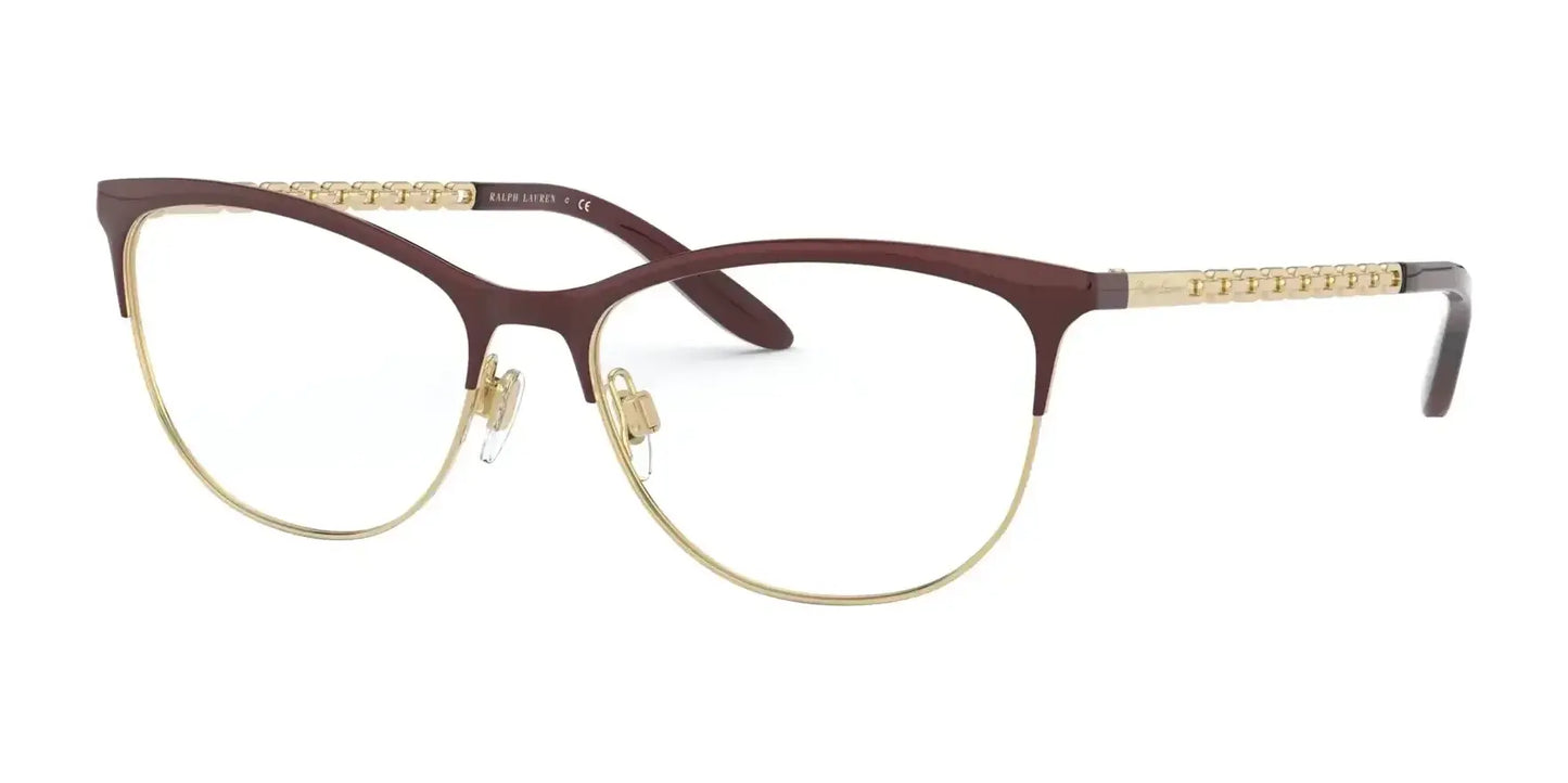 Ralph Lauren RL5106 Eyeglasses Shiny Brown On Gold