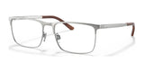 Ralph Lauren RL5110 Eyeglasses Matte Silver On Shiny Silver