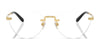 Ralph Lauren RL5134 Eyeglasses / Shiny Antique Gold №9153 / Size 54