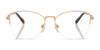 Ralph Lauren RL5135 Eyeglasses / Shiny Antique Gold №9153 / Size 54