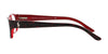 Ralph Lauren RL6058 Eyeglasses | Size 51 / Shiny Dark Havana On Red №5255