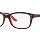 Shiny Dark Havana On Red №5255